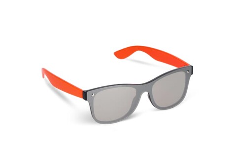 Justin R-PC Sonnenbrille mit verspiegelten Uni-Gläsern UV400 - Orange bedrucken, Art.-Nr. LT86731-N0026 Justin R-PC Sonnenbrille mit verspiegelten Uni-Gläsern UV400 - Orange bedrucken, Art.-Nr. LT86731-N0026