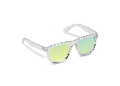 Mia R-PC Sonnenbrille UV400 - Transparent / Gelb bedrucken, Art.-Nr. LT86733-N0441 Mia R-PC Sonnenbrille UV400 - Transparent / Gelb bedrucken, Art.-Nr. LT86733-N0441