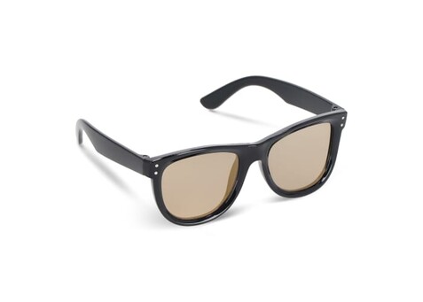 Dion R-PC Sonnenbrille UV400 - Schwarz / Gold bedrucken, Art.-Nr. LT86734-N0206