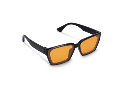 Mila Sonnenbrille UV400 - Schwarz / Orange bedrucken, Art.-Nr. LT86737-N0226 Mila Sonnenbrille UV400 - Schwarz / Orange bedrucken, Art.-Nr. LT86737-N0226