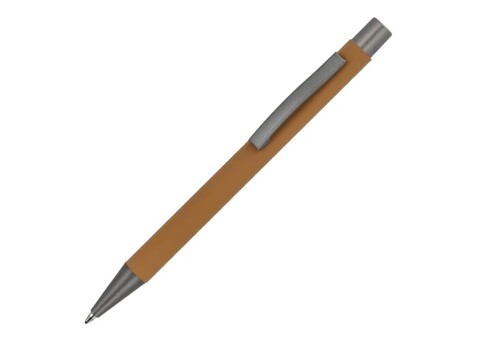 Metallkugelschreiber New York Softtouch - Cognac bedrucken, Art.-Nr. LT87767-N0053