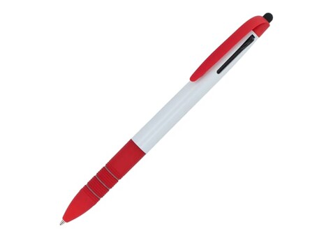 3-Farben-Stift Berlin - Weiss / Rot bedrucken, Art.-Nr. LT87852-N0121
