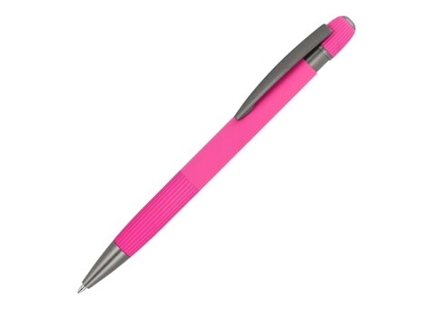 Aluminium-Kugelschreiber Toulouse Softtouch - Rosa bedrucken, Art.-Nr. LT87886-N0076 Aluminium-Kugelschreiber Toulouse Softtouch - Rosa bedrucken, Art.-Nr. LT87886-N0076