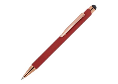 Kugelschreiber Prag Roségold R-AL - Dunkelrot bedrucken, Art.-Nr. LT87887-N0020 Kugelschreiber Prag Roségold R-AL - Dunkelrot bedrucken, Art.-Nr. LT87887-N0020