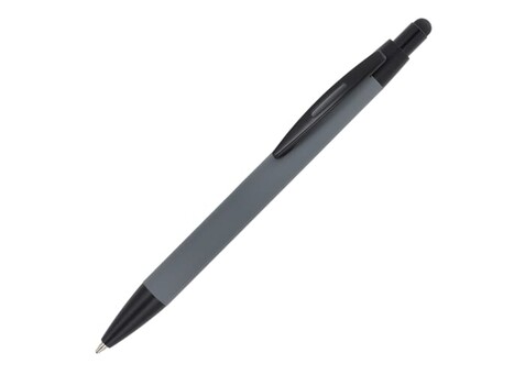 Kugelschreiber Alaska Softtouch mit Stylus R-AL - Grau bedrucken, Art.-Nr. LT87892-N0061 Kugelschreiber Alaska Softtouch mit Stylus R-AL - Grau bedrucken, Art.-Nr. LT87892-N0061