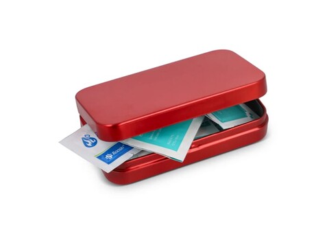 Erste-Hilfe-Set 20-teilig Atlas - Rot bedrucken, Art.-Nr. LT90314-N0021