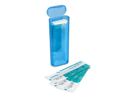 Pflasterbox mit 10 PE-Pflastern (70 × 18 mm) - Blau bedrucken, Art.-Nr. LT90319-N0011 Pflasterbox mit 10 PE-Pflastern (70 × 18 mm) - Blau bedrucken, Art.-Nr. LT90319-N0011