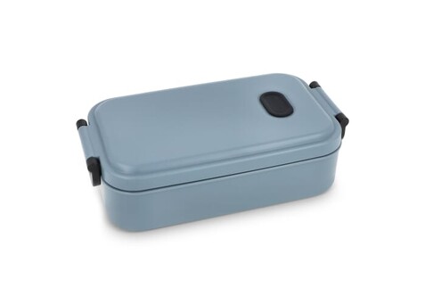 Brotdose Zen 800 ml - Grau bedrucken, Art.-Nr. LT90400-N0061