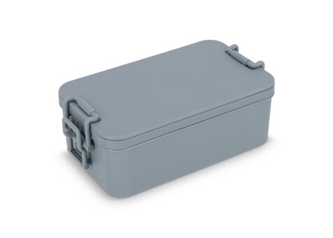 Doppelte Lunchbox mit Besteck - Grau bedrucken, Art.-Nr. LT90426-N0061 Doppelte Lunchbox mit Besteck - Grau bedrucken, Art.-Nr. LT90426-N0061