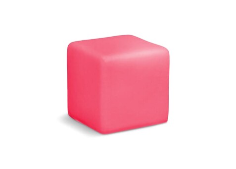 Anti-Stress-Würfel - Rosa bedrucken, Art.-Nr. LT90576-N0076