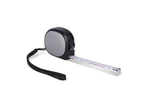MeasureMate Rollmaßband 5M - Schwarz / Grau bedrucken, Art.-Nr. LT91875-N0261 MeasureMate Rollmaßband 5M - Schwarz / Grau bedrucken, Art.-Nr. LT91875-N0261
