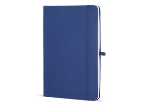 Notizbuch Olmo Hardcover PU A5 mit Haftnotizen - Dunkelblau bedrucken, Art.-Nr. LT92063-N0010