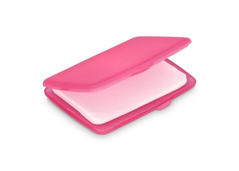 Washé Seifenblättchen - Ecru / Rosa bedrucken, Art.-Nr. LT92733-N5476