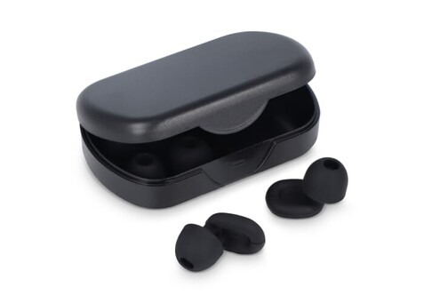Ohrstöpsel Travel-Comfort - Schwarz bedrucken, Art.-Nr. LT92742-N0002