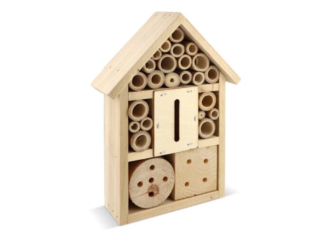 Insektenhotel aus FSC-Holz - Natur bedrucken, Art.-Nr. LT94571-N0094