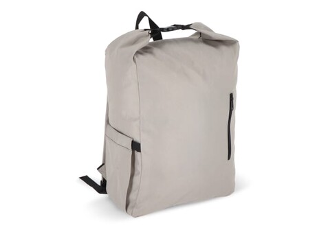 R-PET 600D Rolltop-Rucksack 20L - Grau bedrucken, Art.-Nr. LT95352-N0061 R-PET 600D Rolltop-Rucksack 20L - Grau bedrucken, Art.-Nr. LT95352-N0061