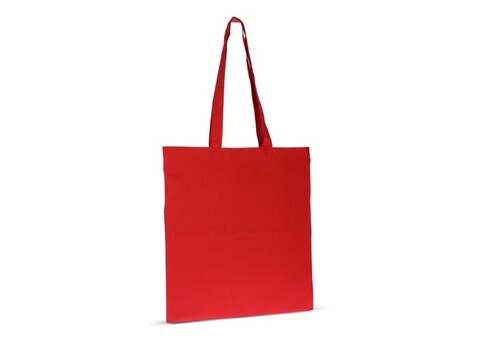 Tasche Bio-Baumwolle Farbe lang 140g/m² 38x42 cm - Rot bedrucken, Art.-Nr. LT95377-N0021