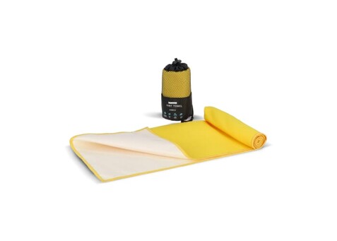 R-PET-Schnelltrocknungshandtuch 40 × 80 cm mit Beutel, Sublimationsdruck. - Gelb bedrucken, Art.-Nr. LT97214-N0041 R-PET-Schnelltrocknungshandtuch 40 × 80 cm mit Beutel, Sublimationsdruck. - Gelb bedrucken, Art.-Nr. LT97214-N0041
