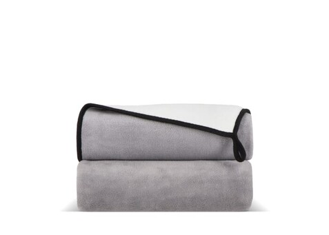 Vliesdecke 120×150 cm, 500 g/m² Korallenvlies, sublimationsdruckfähig. - Grau bedrucken, Art.-Nr. LT97216-N0061