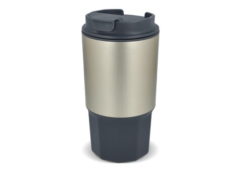Silva Thermobecher 450 ml - Grau bedrucken, Art.-Nr. LT98760-N0061 Silva Thermobecher 450 ml - Grau bedrucken, Art.-Nr. LT98760-N0061