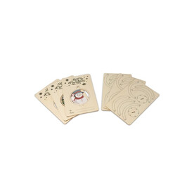 InSideOut Weihnachtsschmuck aus Holz 3er-Set - Natur bedrucken, Art.-Nr. LT57400-N0094