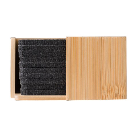 Untersetzer-Set Lawrence | Recycelt | Bambushalter – Grau bedrucken, Art.-Nr. 003999999_1014853 Untersetzer-Set Lawrence | Recycelt | Bambushalter – Grau bedrucken, Art.-Nr. 003999999_1014853