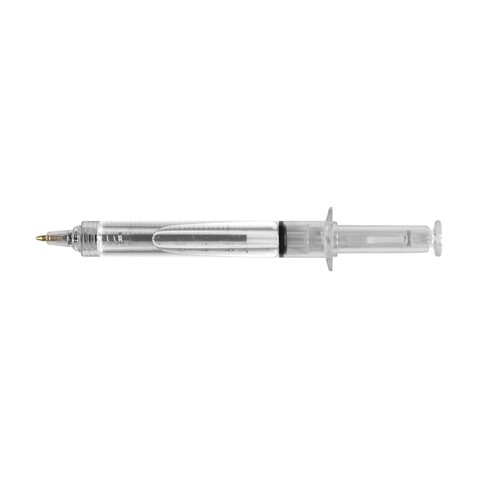 Kugelschreiber Dr. David | Spritzenform – Neutral bedrucken, Art.-Nr. 021999999_1063