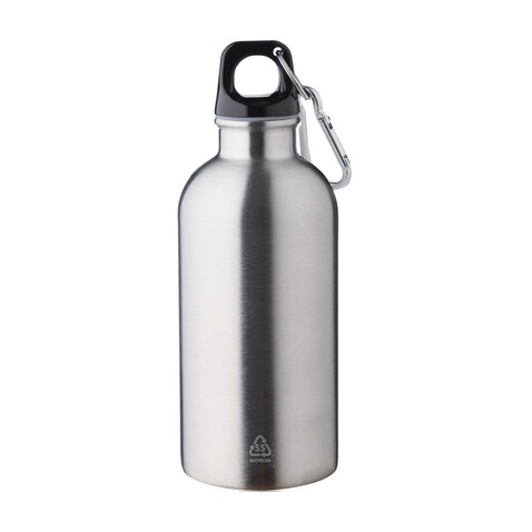 Trinkflasche Sable | Recycelt | 400 ml – Silber bedrucken, Art.-Nr. 032999999_1204264 Trinkflasche Sable | Recycelt | 400 ml – Silber bedrucken, Art.-Nr. 032999999_1204264