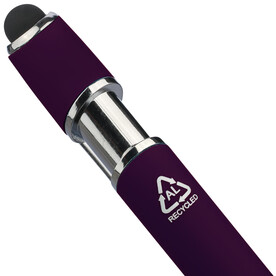 Kugelschreiber Primo | Recycelt | Stylus – Violett bedrucken, Art.-Nr. 024999999_1439104