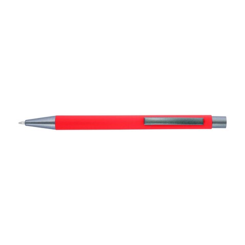 Kugelschreiber Emmett | Original | Gummibeschichtung – Rot bedrucken, Art.-Nr. 008999999_8298