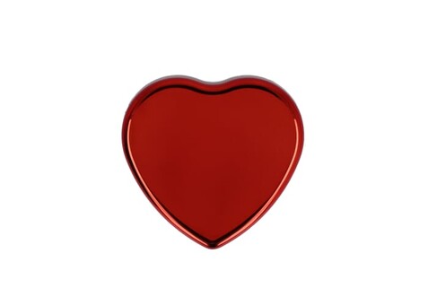 Lippenbalsam in Flacher metallischer Herzformdose - Rot bedrucken, Art.-Nr. LT90486-N0021 Lippenbalsam in Flacher metallischer Herzformdose - Rot bedrucken, Art.-Nr. LT90486-N0021