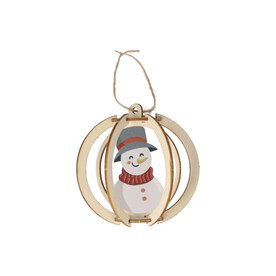 InSideOut Weihnachtsschmuck aus Holz 3er-Set - Natur bedrucken, Art.-Nr. LT57400-N0094