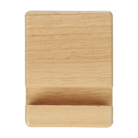 Telefonhalter Nyla | Recyceltes Holz – Braun bedrucken, Art.-Nr. 011999999_1513380