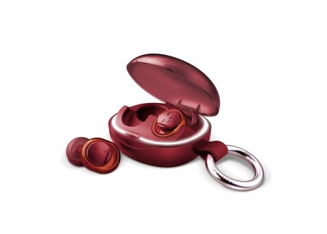 Fresh 'n Rebel Pearls Radiant Festival Ohrstöpsel – Zertifizierter Gehörschutz – Case mit Tracker - Rot bedrucken, Art.-Nr. LT49753-N0021