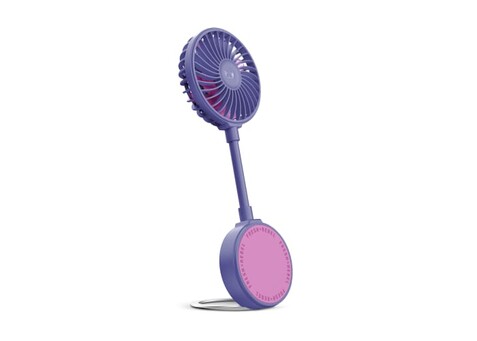 Fresh 'n Rebel Kabelloser Magnetischer Ventilator mit Handyhalter - Purple bedrucken, Art.-Nr. LT49755-N0072
