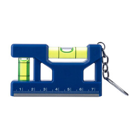 Wasserwaage Indira | Recycelt | Magnetisch – Kobaltblau bedrucken, Art.-Nr. 023999999_1267826