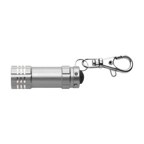 Schlüsselanhänger mit Lampe Anna – Silber bedrucken, Art.-Nr. 032999999_4861 Schlüsselanhänger mit Lampe Anna – Silber bedrucken, Art.-Nr. 032999999_4861
