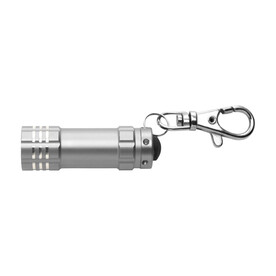 Schlüsselanhänger mit Lampe Anna – Silber bedrucken, Art.-Nr. 032999999_4861