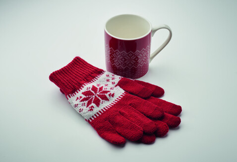 Winterliches Geschenkset - Rot bedrucken, Art.-Nr. CX1557-05