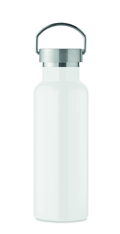 Doppelwandige Flasche 500 ml - Weiß bedrucken, Art.-Nr. MO2107-06