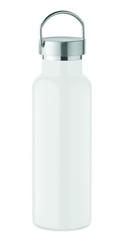 Doppelwandige Flasche 500 ml - Weiß bedrucken, Art.-Nr. MO2107-06
