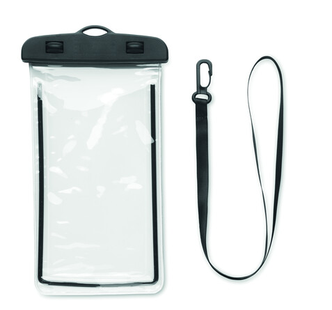 Wasserdichte Smartphone-Hülle - Schwarz bedrucken, Art.-Nr. MO2183-03