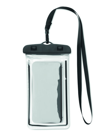 Wasserdichte Smartphone-Hülle - Schwarz bedrucken, Art.-Nr. MO2183-03