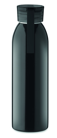 Edelstahlflasche 650ml - Schwarz bedrucken, Art.-Nr. MO2241-03 Edelstahlflasche 650ml - Schwarz bedrucken, Art.-Nr. MO2241-03