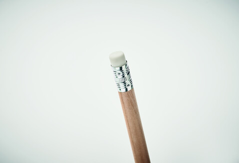 Bleistift mit Radiergummi - Holz bedrucken, Art.-Nr. MO2248-40 Bleistift mit Radiergummi - Holz bedrucken, Art.-Nr. MO2248-40