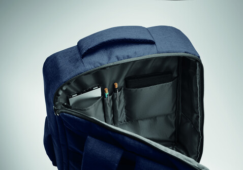 15" Laptop-Rucksack - Marineblau bedrucken, Art.-Nr. MO2305-85 15" Laptop-Rucksack - Marineblau bedrucken, Art.-Nr. MO2305-85
