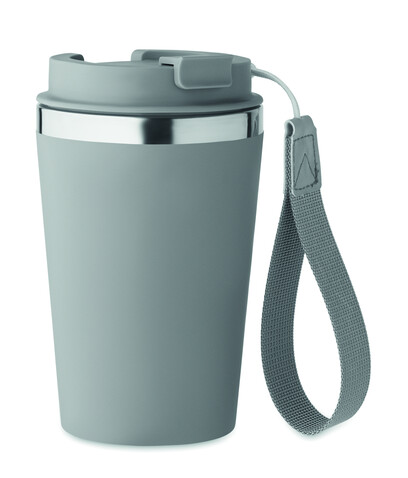 Doppelwandiger Trinkbecher 350 - Steingrau bedrucken, Art.-Nr. MO2317-15 Doppelwandiger Trinkbecher 350 - Steingrau bedrucken, Art.-Nr. MO2317-15