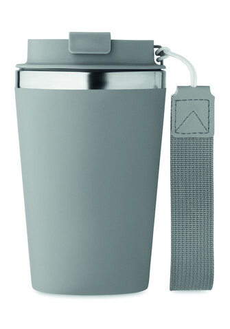 Doppelwandiger Trinkbecher 350 - Steingrau bedrucken, Art.-Nr. MO2317-15 Doppelwandiger Trinkbecher 350 - Steingrau bedrucken, Art.-Nr. MO2317-15