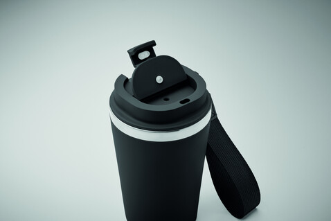 Doppelwandiger Trinkbecher 350 - Schwarz bedrucken, Art.-Nr. MO2317-03 Doppelwandiger Trinkbecher 350 - Schwarz bedrucken, Art.-Nr. MO2317-03