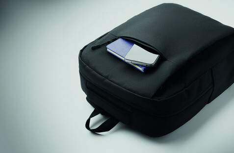 15" Laptop-Rucksack - Schwarz bedrucken, Art.-Nr. MO2318-03 15" Laptop-Rucksack - Schwarz bedrucken, Art.-Nr. MO2318-03